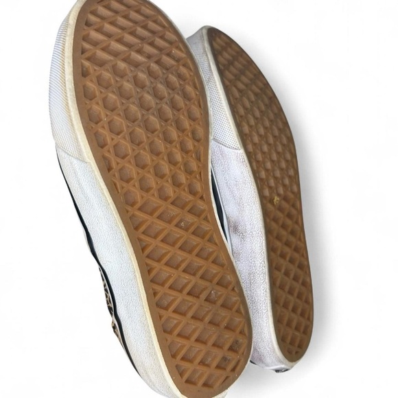 Girls Cheetah Print Vans – Size 1.5 – Skater Style - Picture 4 of 8